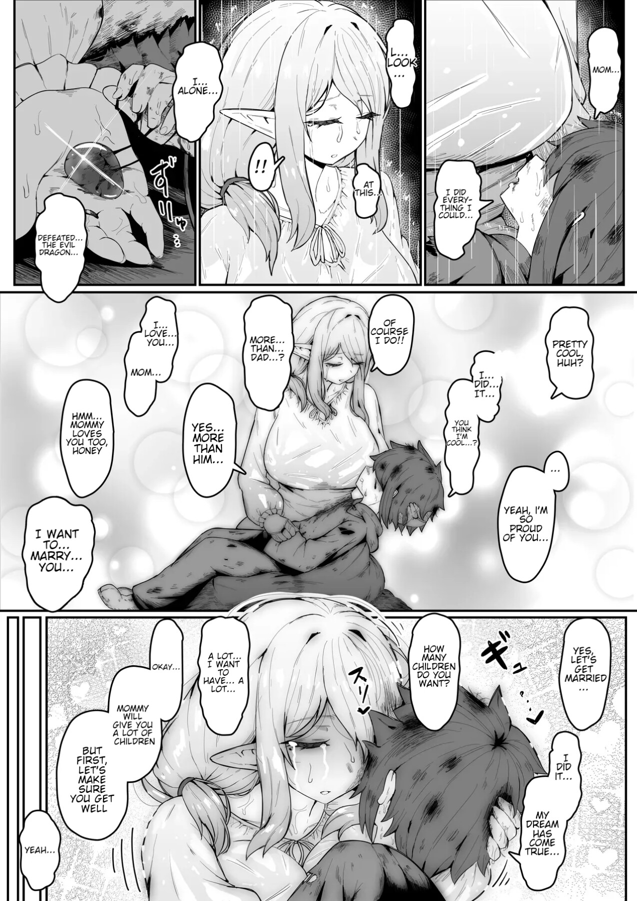 Hentai Manga Comic-Impregnating my elf mother.-Read-42